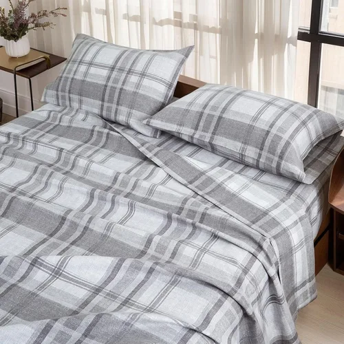 Vista 11 de KACEMOO Juego de sábanas Queen de 4 piezas con estampado floral beige, juego de sábanas bohemias de microfibra con bolsillo profundo, lujosas