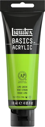 Vista 20 de Liquitex BASICS Pintura Acrílica, Tubo de 250ml (8.5 oz), Azul Ftalocianina