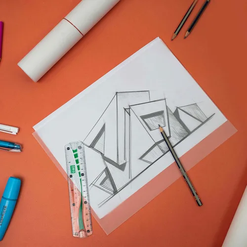 Vista 8 de LOUPELLER Papel de rastreo para dibujar de 8.5 x 11 pulgadas, 75 hojas de 32 libras, bloc de papel de calco altamente transparente, sin arrugas