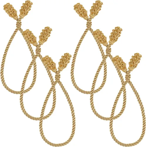 Vista 8 de Shappy - 12 piezas de ataduras decorativas de Navidad para barandillas, ataduras reutilizables y flexibles de torsión para guirnaldas, escaleras
