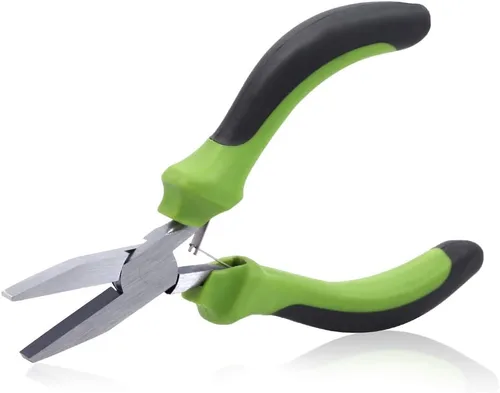 Vista 15 de SPEEDWOX Mini alicates de punta de aguja de 6 pulgadas para hacer joyas, mandíbulas suaves, alicates finos extra largos, herramienta profesional