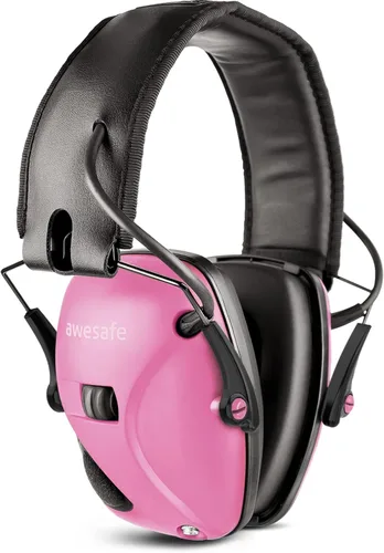Vista 9 de awesafe Protección auditiva electrónica de disparo-NRR 24dB Auriculares de reducción de ruido para caza y uso en rango de armas