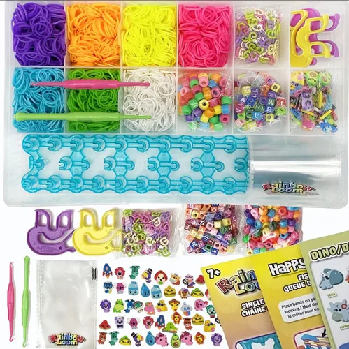 Vista 3 de Rainbow Loom Combo con dijes Loomi-Pals y el original R0001