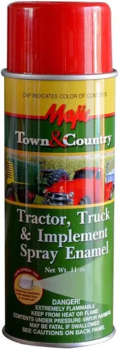 Vista 12 de Majic Paints 8-20974-8 Pintura esmaltada en aerosol para tractor e implemento, aerosol, verde oliva