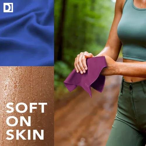 Vista 6 de Toallas de sudor de bolsillo Los pañuelos originales que absorben el sudor Trapos de microfibra de secado rápido para cara, manos y cuerpo