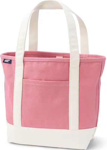 Vista 42 de Lands' End Bolso de lona abierto Abeto natural/brillante