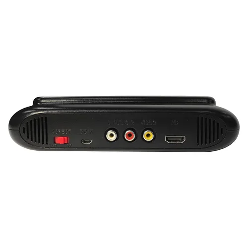 Vista 4 de Old Skool Classiq 2 HD 720p Twin Video Game System BlackRed Compatible with SNESNES Nintendo and Super Nintendo Cartridges