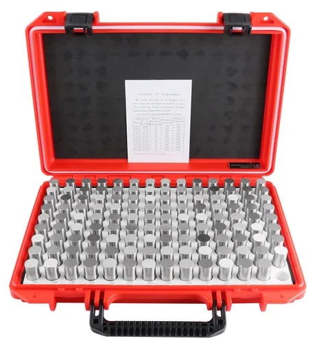 Vista 8 de Accusize Industrial Tools 0.011 '' a 0.060'', 50 piezas de acero Plug Pin Gage Set, menos, clase Zz, M0 (-)