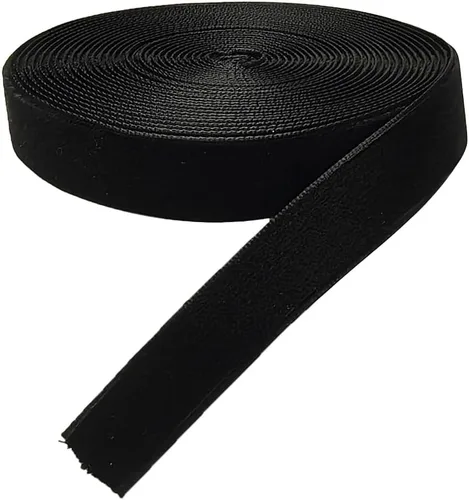 Vista 6 de Chenkou Craft 5 yardas de cinta de terciopelo para decoración navideña y embalaje artesanal