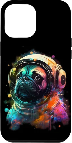 Vista 26 de Pug Astronaut Dog Funny Outer Space Colorful Cosmic Explorer Case for iPhone 16