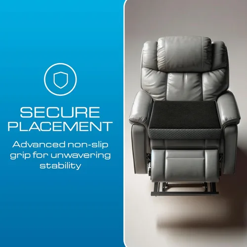 Vista 6 de Kolbs - Cojín reclinable extragrande Elegante funda de terciopelo de 2 tonos (solo asiento)