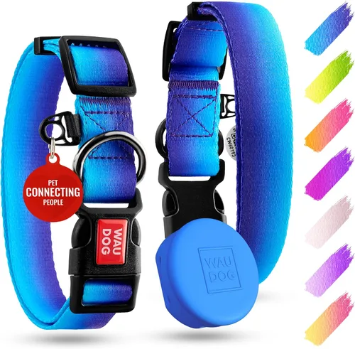 Vista 22 de Collar de nylon para perros con soporte de aire - Ajustable para perros grandes, pequeños y medianos - Collares para cachorros de razas grandes