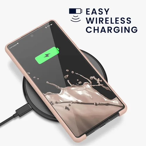 Vista 125 de kwmobile Funda Compatible con Google Pixel 6 Pro - Funda de teléfono de silicona TPU con acabado suave - Azul Arrecife