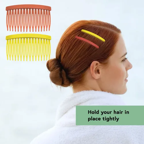 Vista 3 de Mary Lavender - Peine para el cabello para mujer, peine de sujeción con flequillo, pinzas para el cabello, accesorios para el cabello, peine