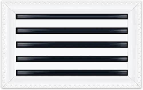 Vista 10 de BUILDMART - Cubierta de ventilación de CA moderna de 10x10 - Ventilación de aire decorativa de aluminio blanco - Difusor de ranura lineal estándar