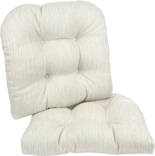 Vista 31 de Klear Vu Gripper - Cojines sobrerellenos antideslizantes universales para silla de comedor para decoración de cocina o uso en la oficina