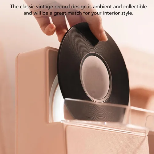 Vista 7 de Bluetooth Speaker with Night Light, 2 in 1 Retro Vintage Speaker Stereo Sound 2000mAh Wire less Tabletop Bluetooth Speaker for Bedroom Office Study