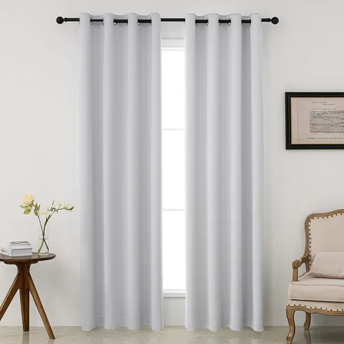 Vista 42 de Pickluc Paneles de cortina opacas con ojales, cortinas con bloqueo de luz para habitación, aislamiento térmico, reducción de ruido, protección