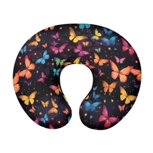 Vista 21 de Funda de almohada de lactancia con diseño de fresa, diseño de aguacate, ajuste elástico, para madres que amamantan, funda de almohada