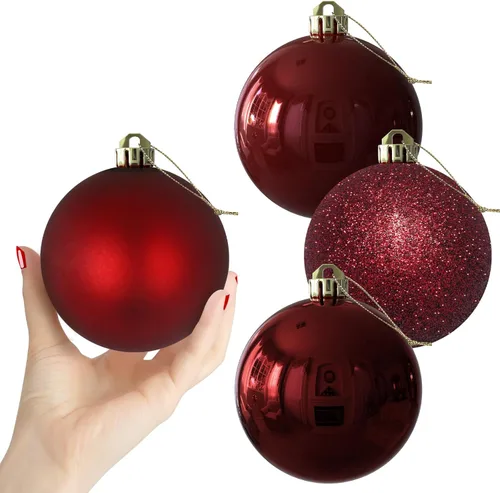 Vista 164 de GameXcel - Esferas navideñas grandes y ornamentos colgantes para árbol de Navidad que no se rompen