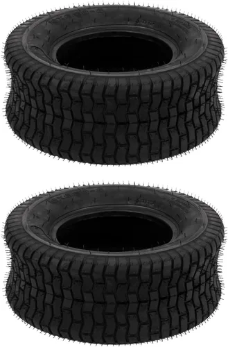 Vista 3 de TUFFIOM Juego de 2 neumáticos para cortacésped de 16 x 6.50-8, neumáticos de césped 4PR, neumáticos de tractor de césped, jardín, compatibles