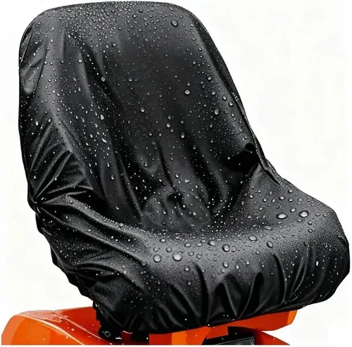 Vista 6 de Cubierta impermeable para asiento de cortacésped compatible con John Deere, para Cub Cadet, cubierta de asiento de tractor (Mediana)