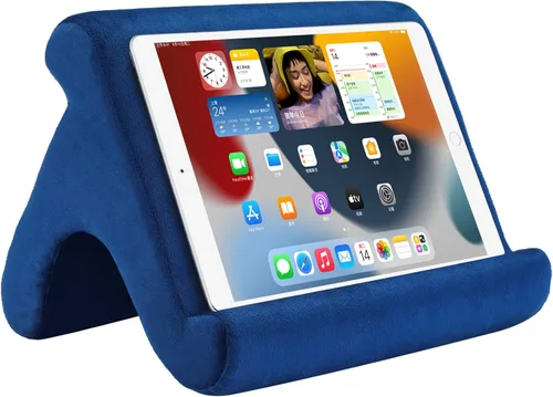 Vista 9 de SAMHOUSING Soporte de almohada para tablet, 3 ángulos de visión, compatible con tabletas, teléfonos y iPad Pro 9.7, 10.5, 12.9 Air Mini 4, Kindle