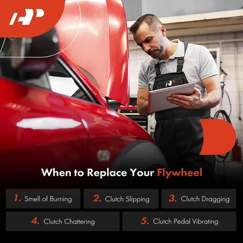 Vista 7 de A-Premium Volante de embrague compatible con Suzuki Samurai 1985-1995, Sidekick 1989, SJ413 1985, 1.3L, transmisión manual, 6 agujeros para pernos