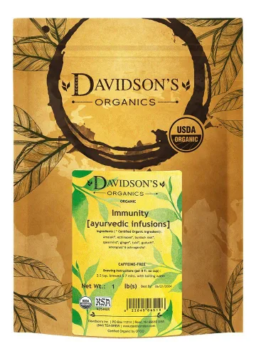 Vista 8 de Davidson's Organics, Cacao Vainilla, Cacao de Hoja Suelta, Bolsa de 16 onzas