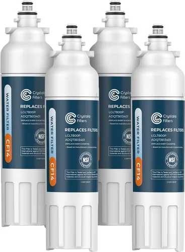 Crystala Filters Filtro de agua para refrigerador LT800P, compatible con LT800P, ADQ73613401, ADQ73613402, ADQ73613408, ADQ75795104, Kenmore 9490,