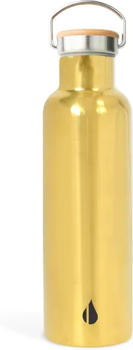 Vista 3 de Elemental Botella de agua clásica de acero inoxidable, 25 onzas, a prueba de fugas, doble pared aislada, para viajes, gimnasio, deportes e