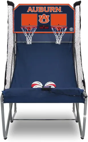 Vista 10 de Pop-A-Shot - Home Dual Shot with NCAA Graphics l Sensor Scoring l 16 Game Modes l 7 Balls l Foldable Storage l for All NCAA Fans