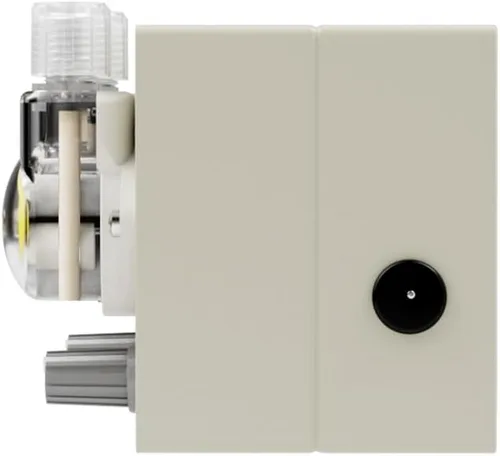 Vista 5 de KAMOER Bomba peristáltica de doble cabezal 12V DC, control de cabezal de bomba separado, caudal bajo 0.5-3.0 fl oz/min, velocidad ajustable, blanco