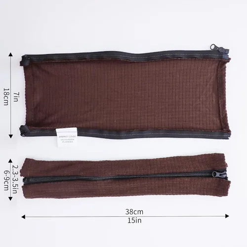 Vista 6 de Forcheer - Fundas elásticas para reposabrazos de silla de oficina, resistentes al agua, de Spandex y Jacquard, para sillas de oficina y computadora