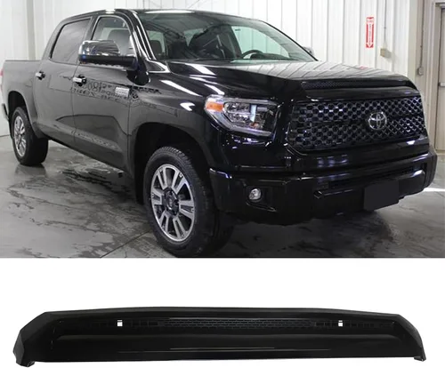 NINTE Para Toyota Tundra 2014-2021 ABS negro brillante rejilla superior delantera central reemplazo 76180-0C030 761800C030 parrilla Hood