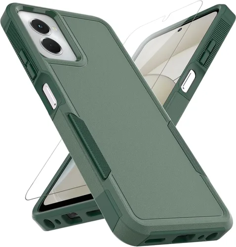 Vista 15 de Funda para Moto G 5G 2023 / Moto G Power 5G 2023: funda protectora de doble capa de servicio pesado resistente para teléfono celular a prueba