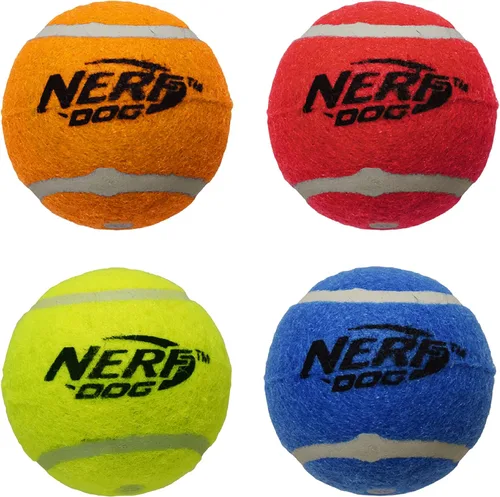 Vista 2 de Nerf Perro 5.5in Wave Squeak Football - Naranja