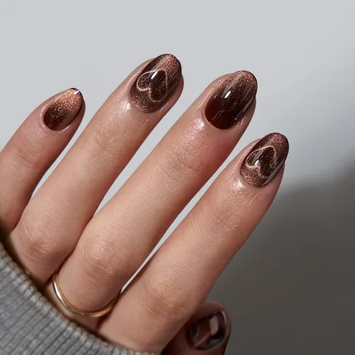 Vista 47 de BTArtbox - Uñas postizas cortas cuadradas con efecto ombré color vainilla, de gel suave, reutilizables, con pegamento, 30 piezas en 15 tamaños