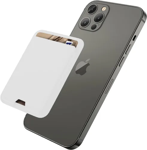 Vista 34 de Cartera magnética iLodn compatible con MagSafe para iPhone 17 16 15 14 13 12 Pro Max Air Plus, tarjetero Mag 3 Safe adhesivo para accesorios