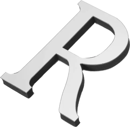 Vista 16 de PATIKIL Adhesivos de pared de acrílico 3D con espejo del alfabeto con letra E, autoadhesivas, decoración del hogar, letrero de letra, calcomanía