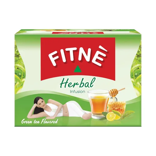 FITNÈ Té verde a base de hierbas miel limón con infusión de Garcinia Senna suave desintoxicación limpia alto antioxidante sin calorías edulcorante