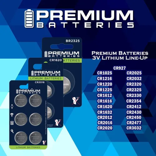 Vista 3 de Batería CR2032 Premium de litio de 3 V para monedas, baterías de alta capacidad de ingeniería japonesa (paquete de 2)
