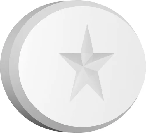 Vista 17 de Ekena Millwork ROSP040X028X100DAL07 Roseta estándar con borde biselado, 4 pulgadas de ancho x 2 3/4 pulgadas de alto x 1 pulgada, PVC