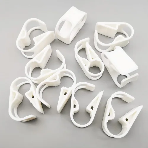 Vista 5 de Abrazadera de tubo de plástico PBT de 284.0 °F resistente al calor, clip de tubo ajustable, abrazadera de manguera de control de flujo industrial