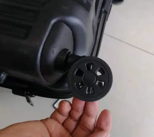 Vista 5 de Ruedas de repuesto para maleta de equipaje, ruedas giratorias de goma resistentes al desgaste, kit de herramientas de reparación de lujo