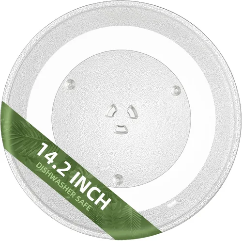 Vista 12 de Placa giratoria de vidrio para microondas de 13.5 pulgadas compatible con 5304509621 Frigidaire placa de microondas WB39X10032 GE reemplazo de placa
