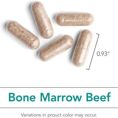 Vista 5 de nutricology médula ósea Carne de Vacuno glándula Cápsulas, 100 Count por nutricology