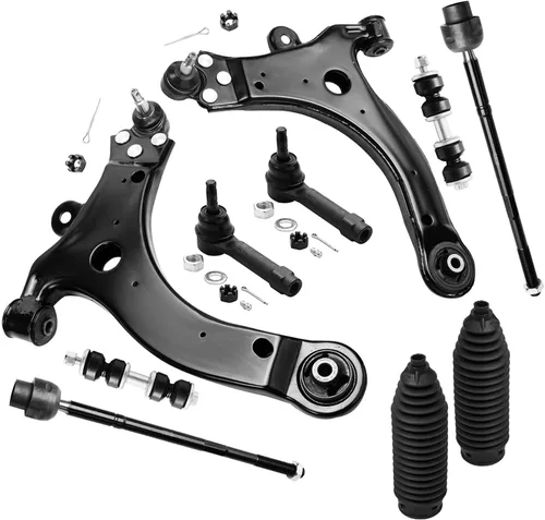 Vista 83 de Detroit Axle - Kit de suspensión frontal de 10 piezas para Ford Focus C-Max 13-18, 2 brazos de control inferiores, 4 barras de acoplamiento