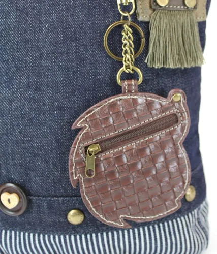 Vista 3 de Chala Bandolera de parche - erizo (azul profundo), Azul profundo