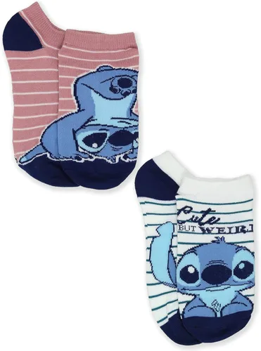 Vista 6 de Disney Lilo Stitch Kids Adults 6 pack Socks Set